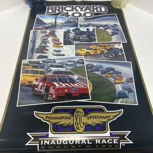 Brickyard 400 Aug.6, 1994 Inaugural Race Original Poster Indianapolis MS 22"X36"